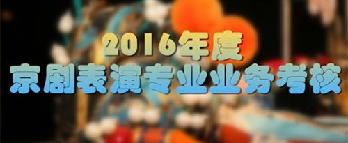 想找个人操bb国家京剧院2016年度京剧表演专业业务考...